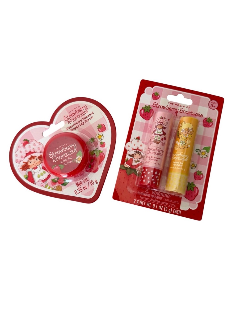 Strawberry Shortcake Lip Balm Duo & Lip Scrub